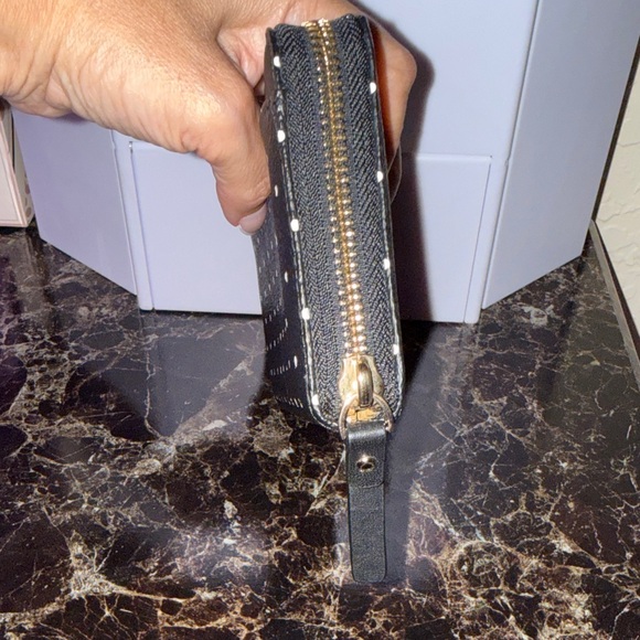 Kate Spade Black and White Polka Dot Wallet - Picture 4 of 15